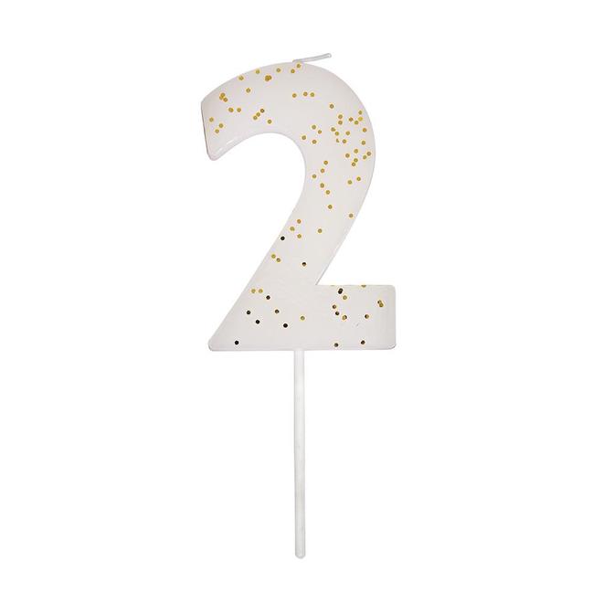 2 number candle