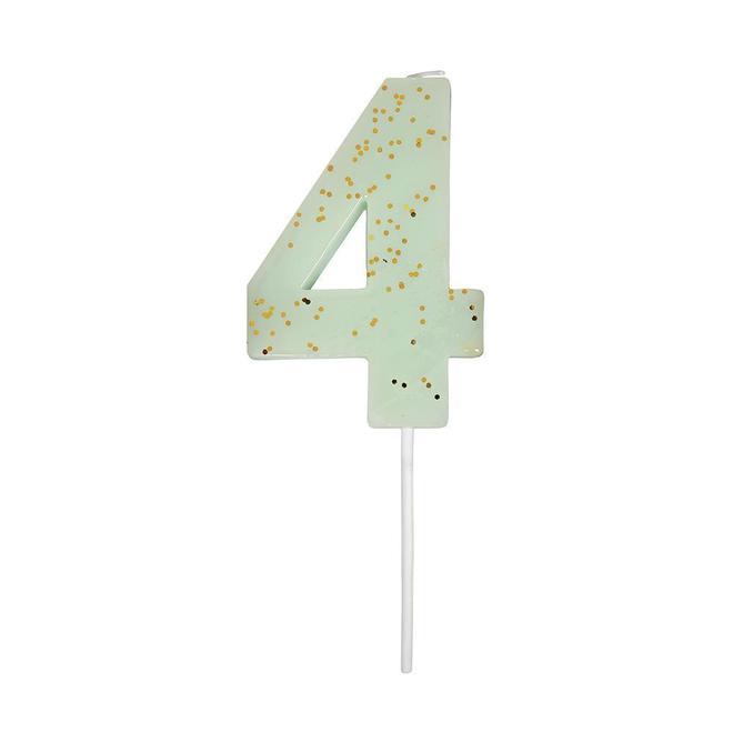 4 number candle